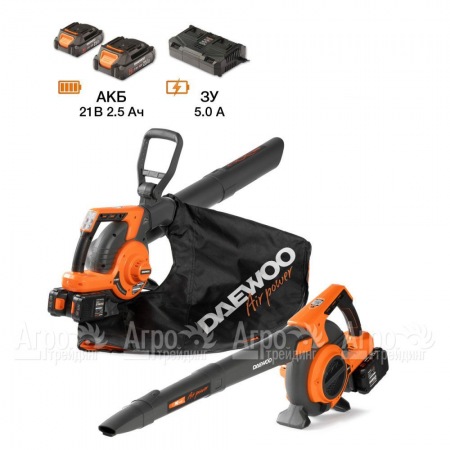 Воздуходувка аккумуляторная Daewoo DABL 9042Li SET в Калининграде