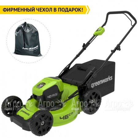 Газонокосилка аккумуляторная GreenWorks GD40LM46HP 4 Ач  в Калининграде