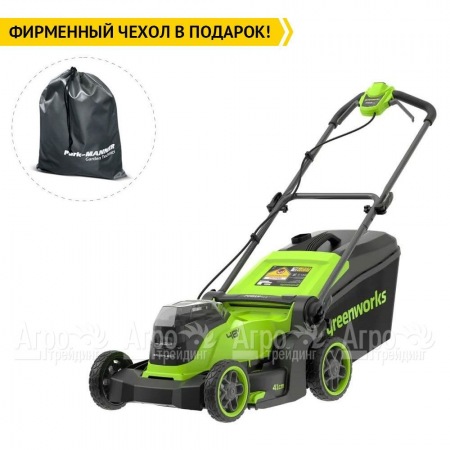 Газонокосилка аккумуляторная GreenWorks GD24X2LM411 (без аккумулятора и зарядного устройства)  в Калининграде