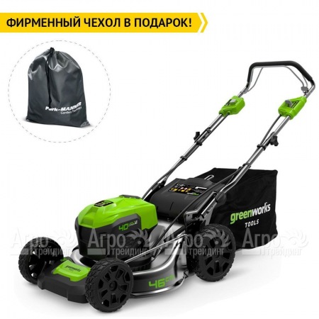 Газонокосилка аккумуляторная GreenWorks GD40LM46SP (без батареи и зарядного устройства) в Калининграде
