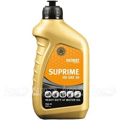 Масло Patriot Supreme HD SAE 30 946 мл для 4-х тактных двигателей в Калининграде