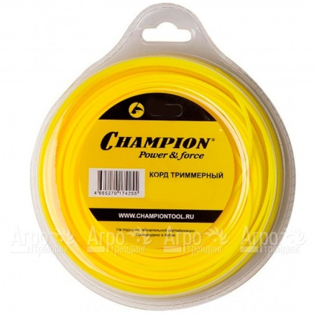 Корд триммерный Champion Star 1.3мм, 15м (звезда) в Калининграде