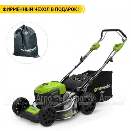 Газонокосилка аккумуляторная GreenWorks GD40LM46SP  в Калининграде