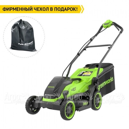Газонокосилка аккумуляторная GreenWorks GD40LM361 4 Ач в Калининграде
