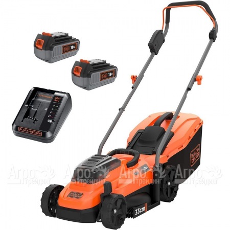 Газонокосилка аккумуляторная Black+Decker BCMW33184L2 в Калининграде