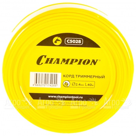 Корд триммерный Champion Star 2.4мм, 40м (звезда)  в Калининграде