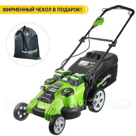 Газонокосилка аккумуляторная GreenWorks G40LM49DBK4  в Калининграде