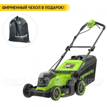 Газонокосилка аккумуляторная GreenWorks GD24X2LM411 2х4 Ач  в Калининграде