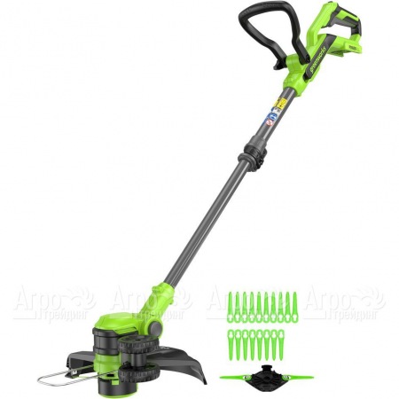 Аккумуляторный триммер GreenWorks G24LT301 2 Ач в Калининграде