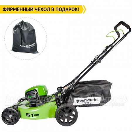 Газонокосилка аккумуляторная GreenWorks GD60LM51HP (без батареи и зарядного устройства) в Калининграде