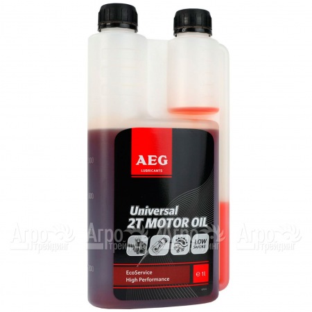 Масло минеральное Universal AEG 2T Motor Motor Oil API TC 1 л для 2-х тактных двигателей в Калининграде