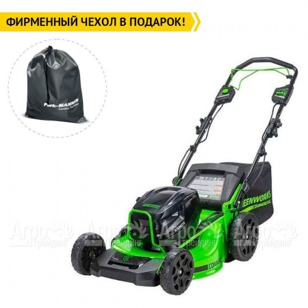 Газонокосилка аккумуляторная GreenWorks GC82HPLM51 (без аккумулятора и зарядного устройства)  в Калининграде