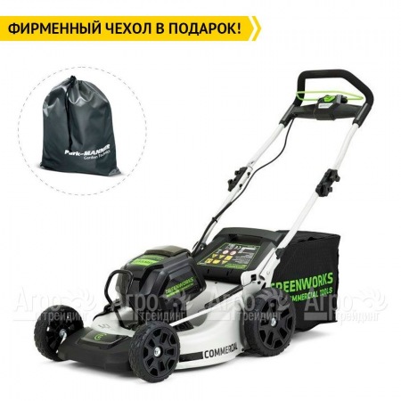 Газонокосилка аккумуляторная GreenWorks GC82LM51SP2 (без аккумулятора и зарядного устройства)  в Калининграде