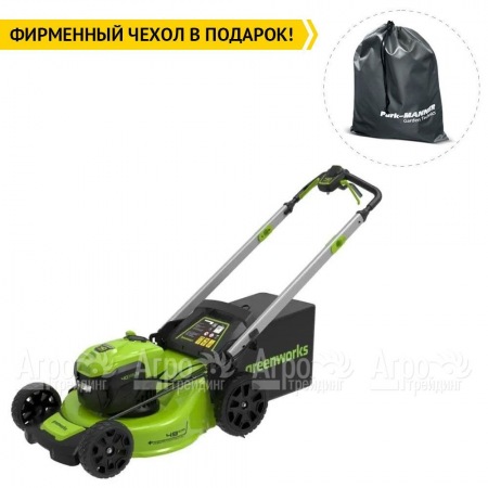 Газонокосилка аккумуляторная GreenWorks GD40LM48SP 8 Ач в Калининграде