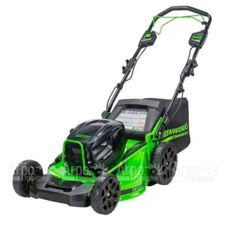 Газонокосилка аккумуляторная GreenWorks GC82HPLM51 (без аккумулятора и зарядного устройства)  в Калининграде