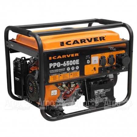 Бензогенератор Carver PPG-6500E 5 кВт в Калининграде