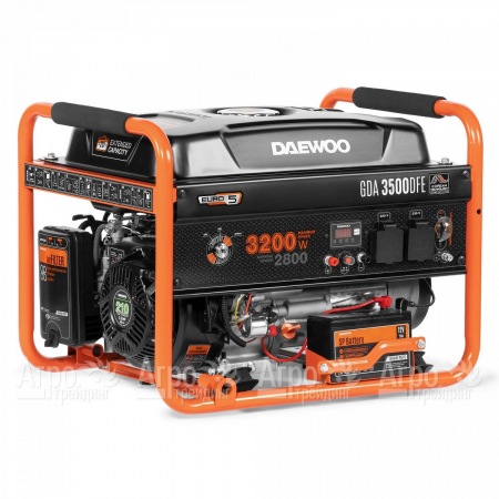 Бензин-газовый генератор Daewoo GDA 3500 DFE 2.8 кВт  в Калининграде