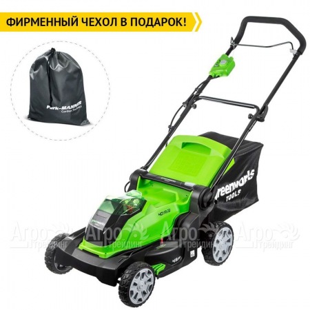 Газонокосилка аккумуляторная GreenWorks G40LM41K3 в Калининграде