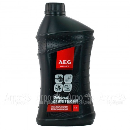 Масло минеральное Universal AEG 2T Motor Oil API TC 1 л для 2-х тактных двигателей  в Калининграде