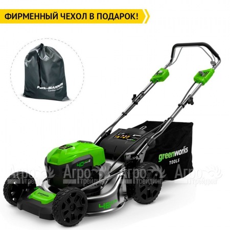 Газонокосилка аккумуляторная GreenWorks GD40LM46SPK4 в Калининграде