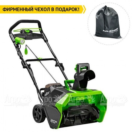 Снегоуборщик аккумуляторный GreenWorks GD40STK5 5 Ач в Калининграде