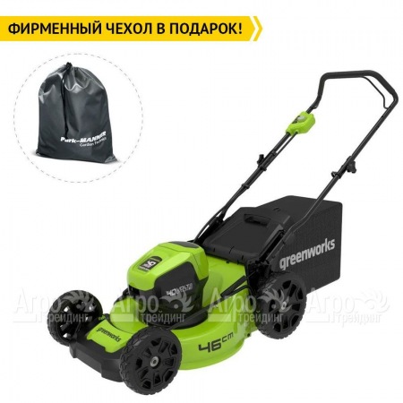 Газонокосилка аккумуляторная GreenWorks GD40LM46HP 6 Ач в Калининграде