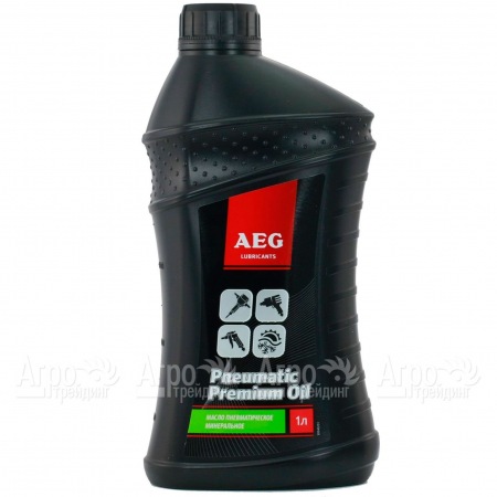 Масло пневматическое минеральное AEG Pneumatic oil 1 л для компрессоров в Калининграде