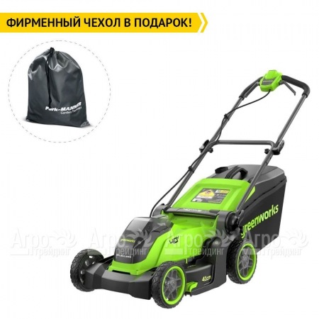 Газонокосилка аккумуляторная GreenWorks GD40LM411 (без аккумулятора и зарядного устройства) в Калининграде