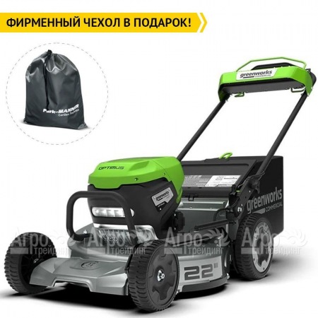 Газонокосилка аккумуляторная GreenWorks LM221S (без аккумулятора и зарядного устройства)  в Калининграде