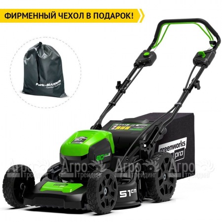 Газонокосилка аккумуляторная GreenWorks GD80LM51SPK4 в Калининграде