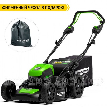 Газонокосилка аккумуляторная GreenWorks GD80LM46SPK4 в Калининграде