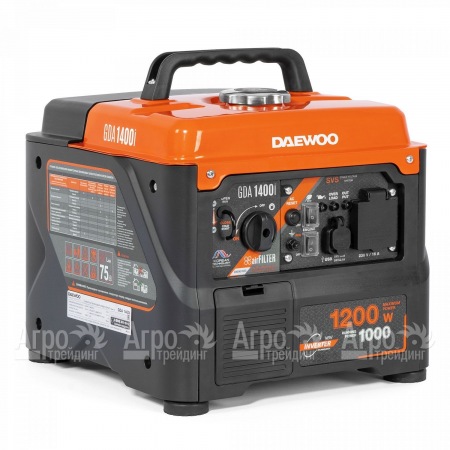 Инверторный бензогенератор Daewoo GDA 1400 i 1 кВт в Калининграде