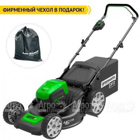 Газонокосилка аккумуляторная GreenWorks GD80LM46K4 в Калининграде