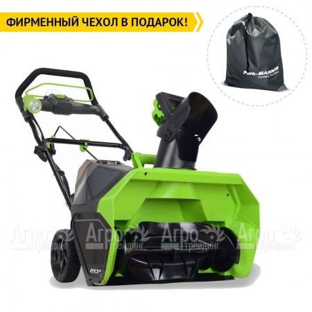 Снегоуборщик аккумуляторный GreenWorks G-Max GD40ST (без батареи и зарядного устройства)  в Калининграде