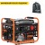 Бензогенератор Daewoo GDA 7500 DPE-3 DUAL POWER 220-380 6 кВт в Калининграде